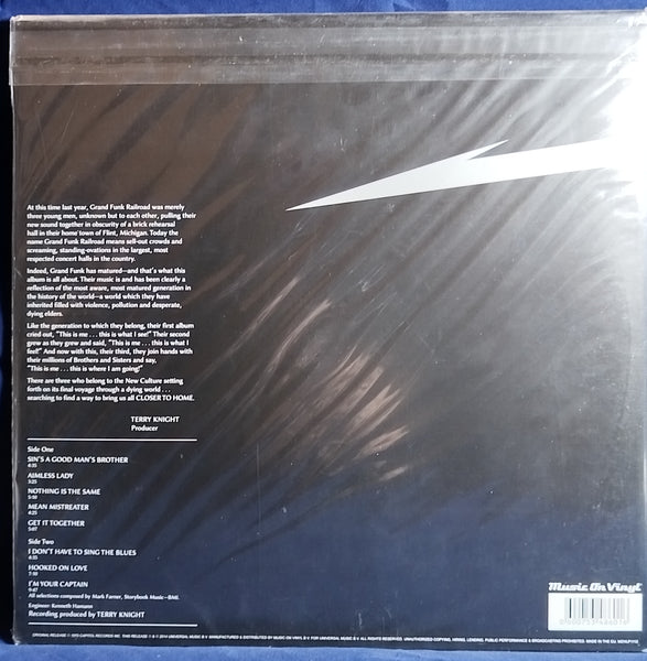 Grand Funk Railroad - Closer To Home NM NM