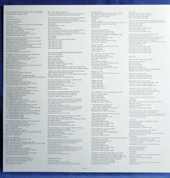 Meatloaf - Bat Out of Hell NM NM