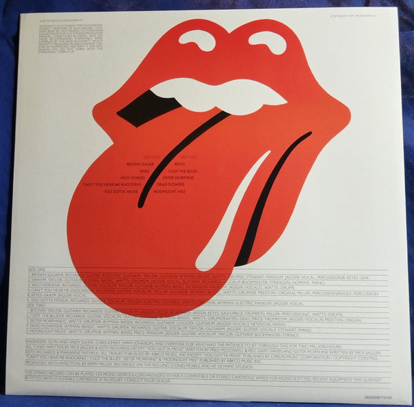 Rolling Stones - Sticky Fingers NM NM