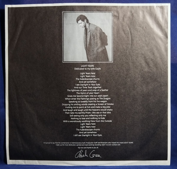 Chick Corea - Light Years VG+ VG+