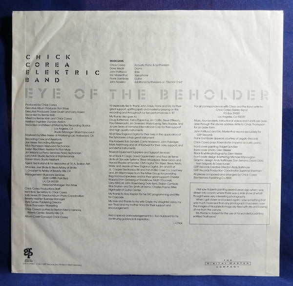 Chick Corea - Eye of the Beholder VG+ VG+