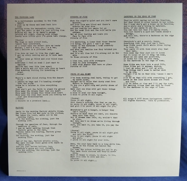 Bruce Springsteen - The Album Collection Volume 1 VG+ NM