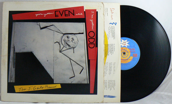 The J Geils Band - You're Gettin' Even While I'm Gettin' Odd VG- VG+