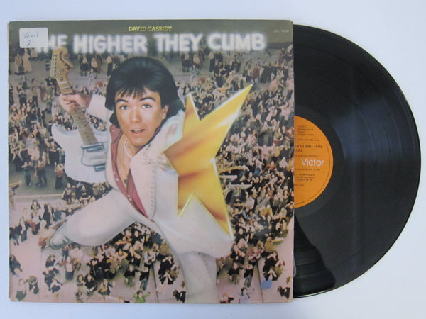 David Cassidy ‎- The Higher They Climb - The Harder They Fall VG VG+
